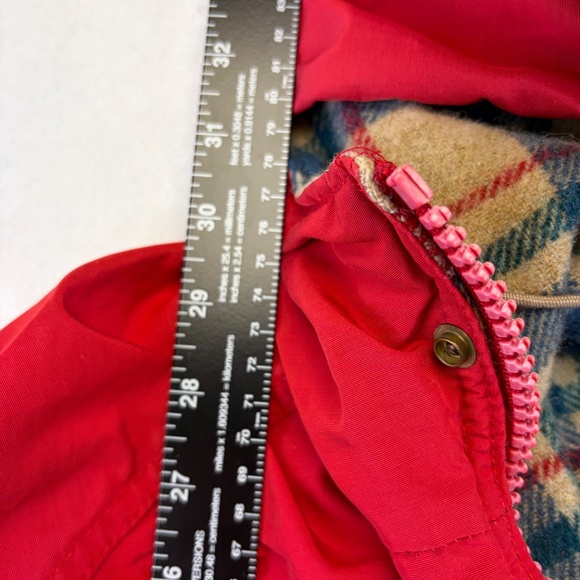 Lands End Wool Lined 60/40 Winter Mountain Parka Red Mens Large/XL USA Vintage - Picture 10 of 15